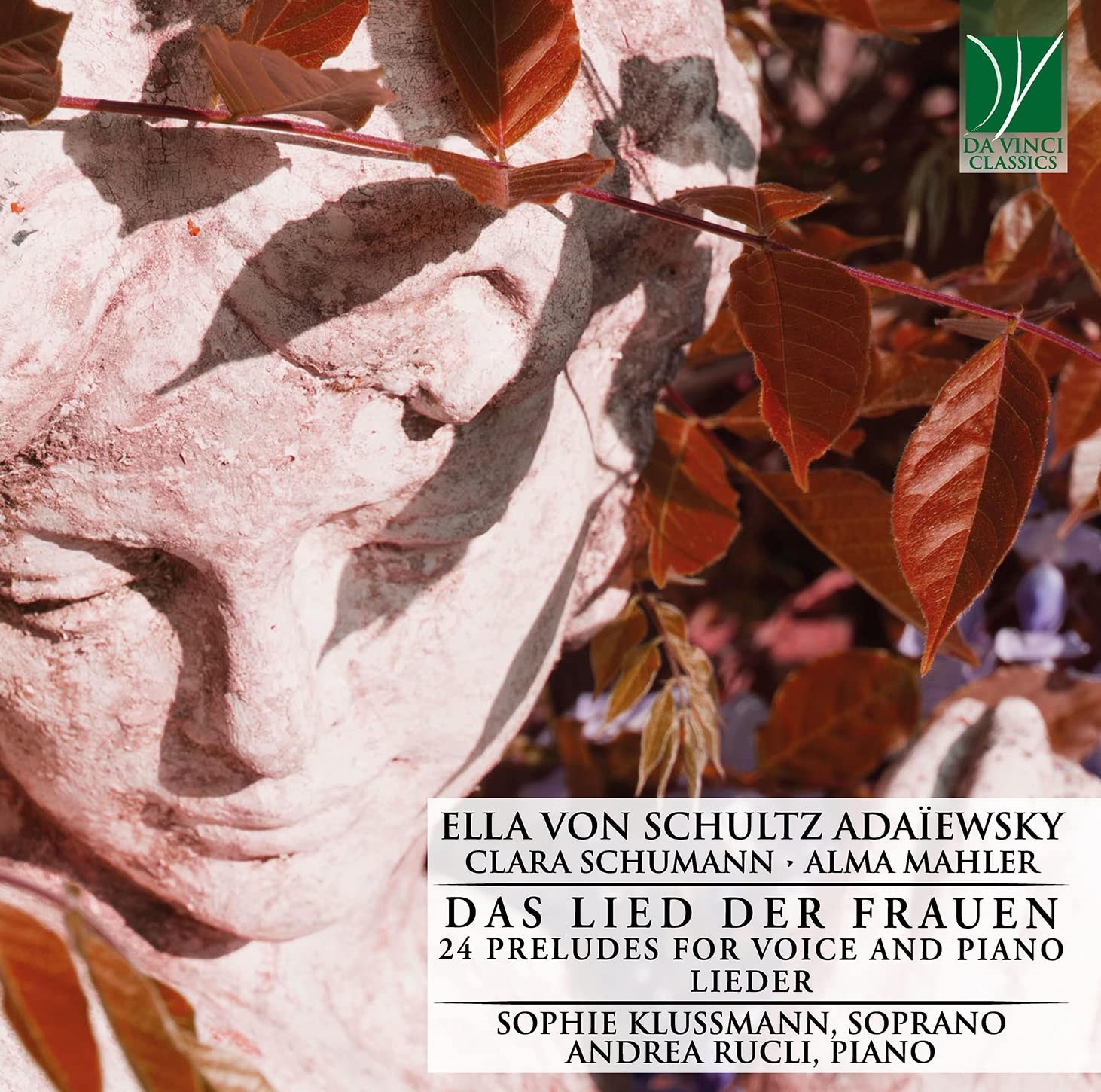 Afbeelding van Sophie Klussmann & Andrea Rucli - Adaiewsky, Schumann, Mahler: Das Lied Der Frauen (24 Preludes For Voice And Piano, Lieder)
