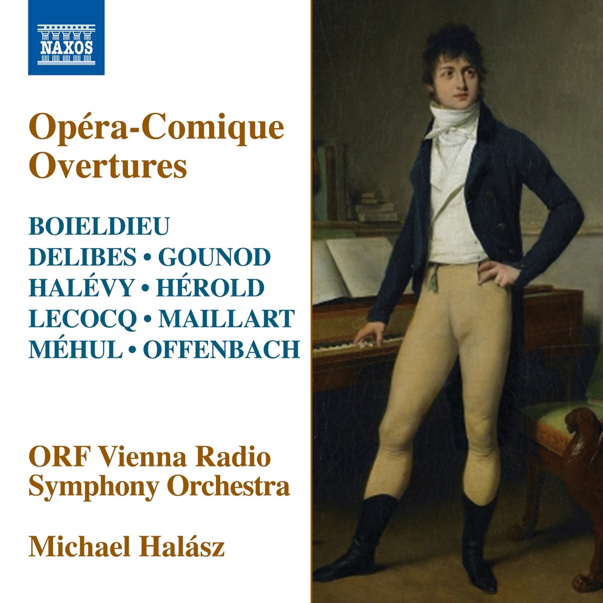 Afbeelding van Étienne-Nicolas Méhul, Jacques Offenbach, ORF Radio-Symphonieorchester Wien, Michael Halász - Opéra-Comique Overtures