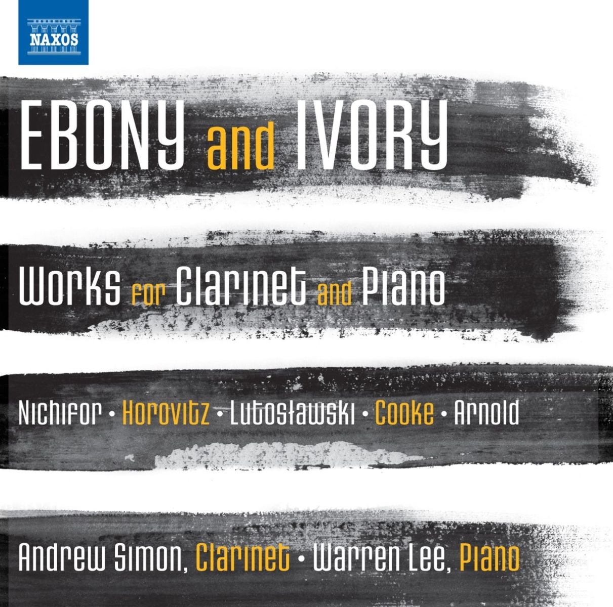 Afbeelding van Andrew Simon & Warren Lee - Ebony And Ivory, Works For Clarinet & Piano