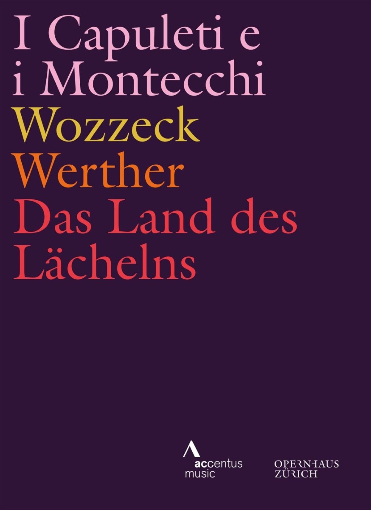 Afbeelding van Philharmonia Zürich, Chor Der Oper Zürich - I Capuleti E I Montecchi - Das Land Des Lächelns