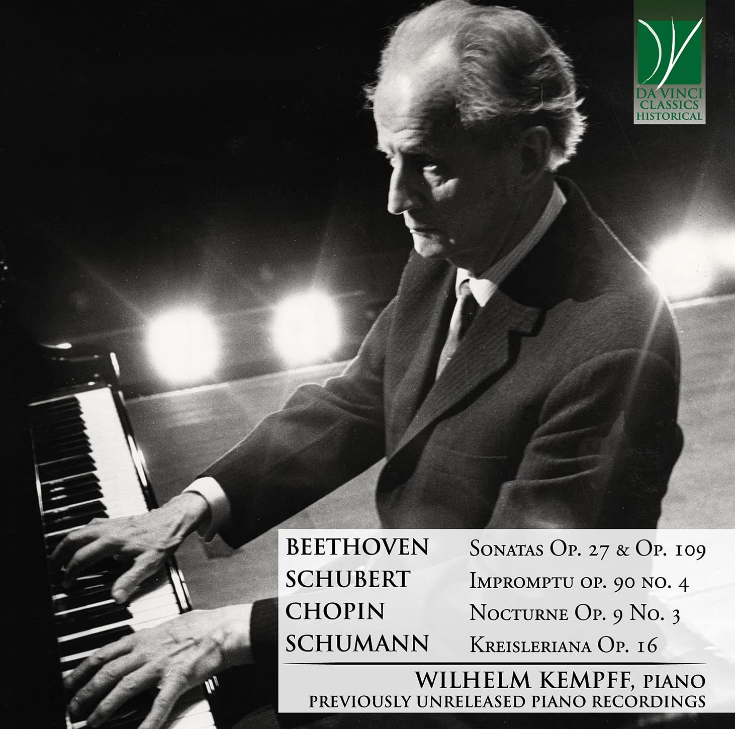 Afbeelding van Wilhelm Kempff - Beethoven, Chopin, Schubert, Schumann: Piano Music (Historical Live Recordings)