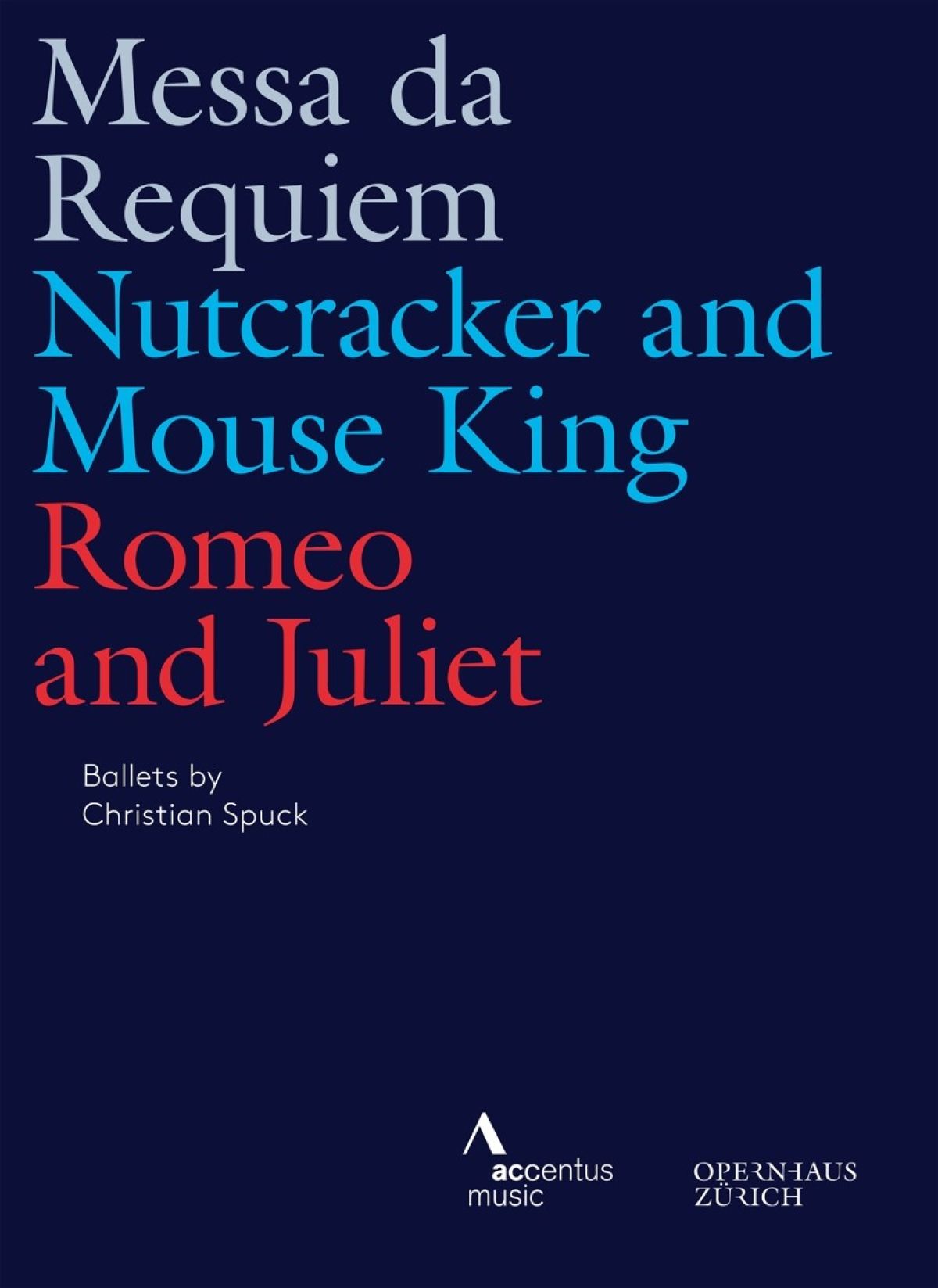 Afbeelding van Philharmonia Zürich, Chor der Oper Zürich, Paul Connelly, Michail Jurowski - Messa Da Requiem - Nutcracker And Mouse King - Rom