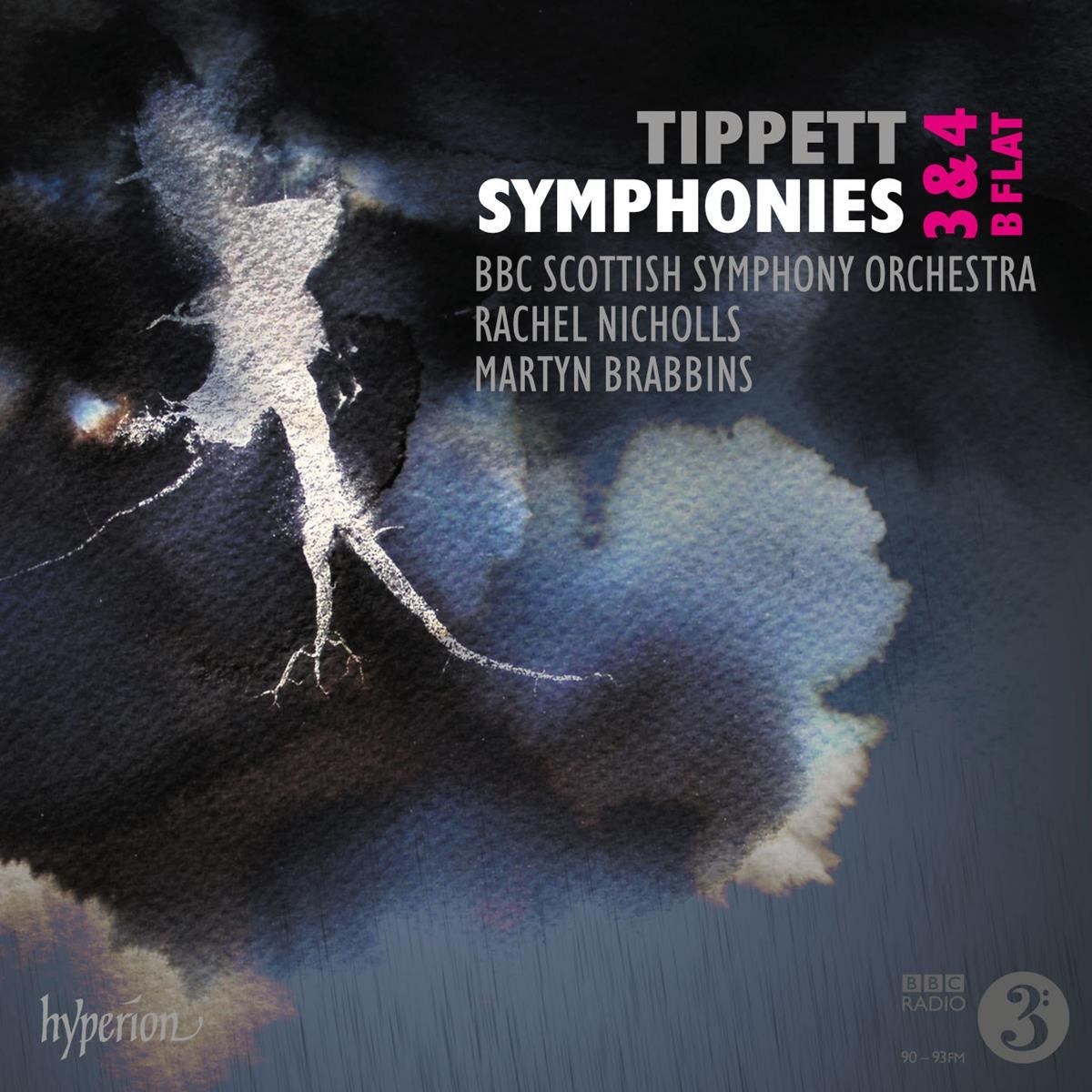 Afbeelding van Rachel Nicholls, BBC Scottish Symphony Orchestra, Martyn Brabbins - Tippett: Symphonies Nos.3 4 & B Flat
