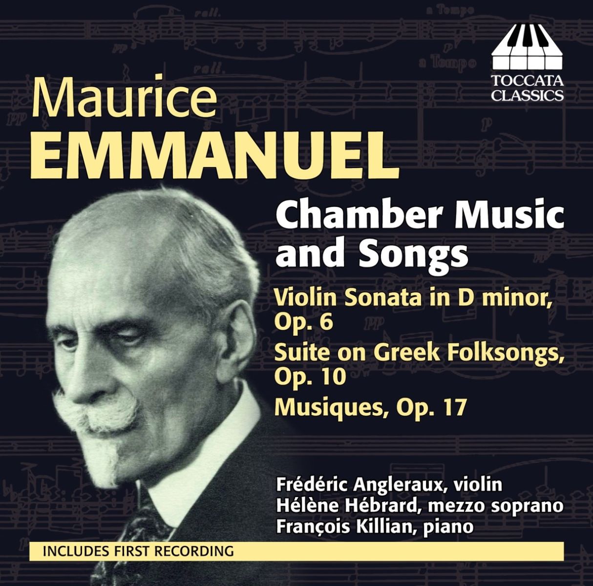 Afbeelding van Frédéric Angleraux, Hélène Hébrard, François Killian - Maurice Emmanuel: Chamber Music And Songs