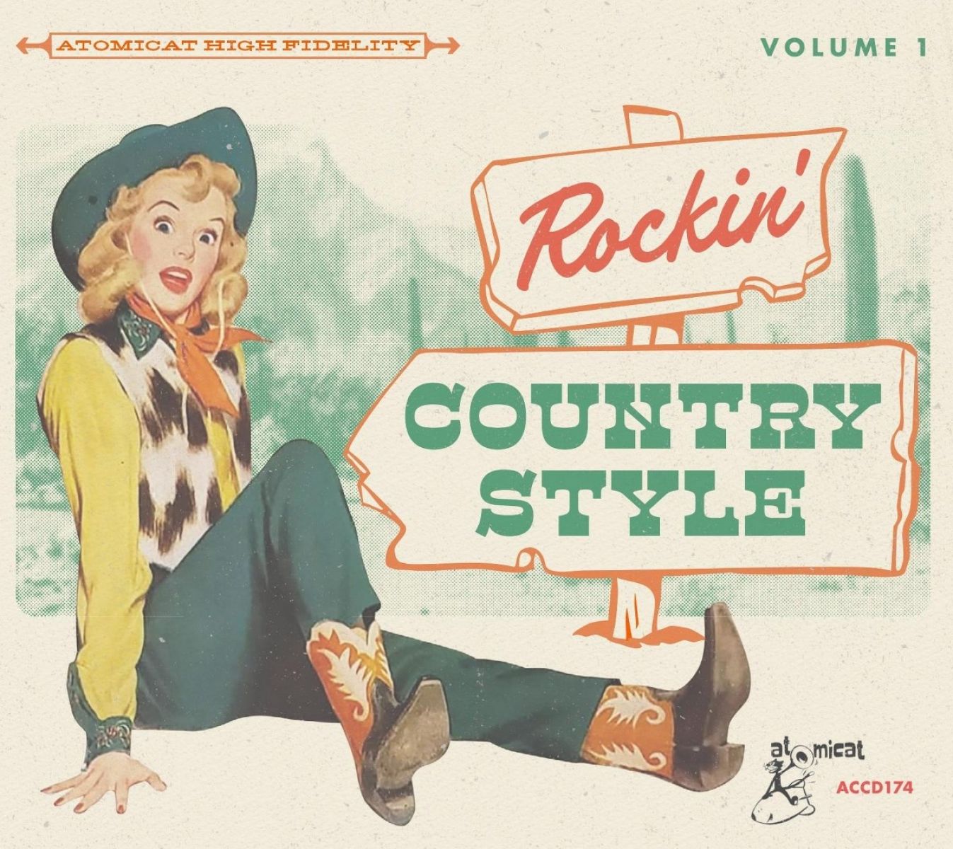 Afbeelding van Various Artists - Rockin' Country Style Vol.1