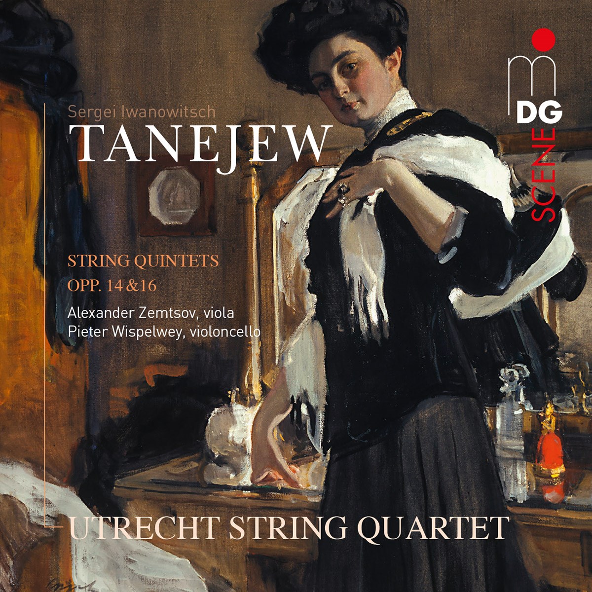 Afbeelding van Utrecht String Quartet, Alexander Zemtsov, Pieter Wispelwey - Tanejew: String Quintets Op.14 & Op.16