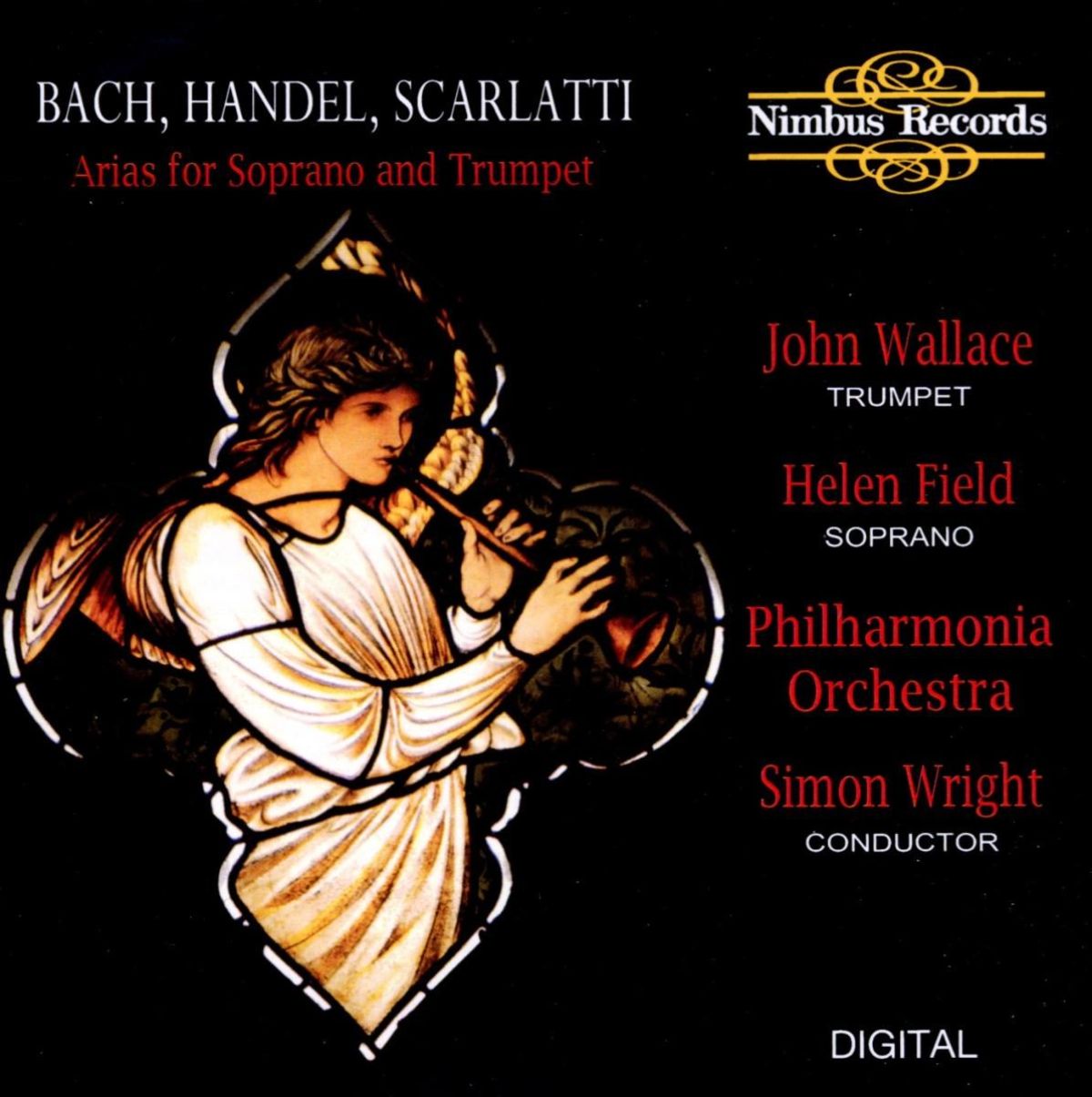 Afbeelding van John Wallace, Simon Wright, Helen Field, Philharmonia Orchestra - Arias For Soprano And Trumpet