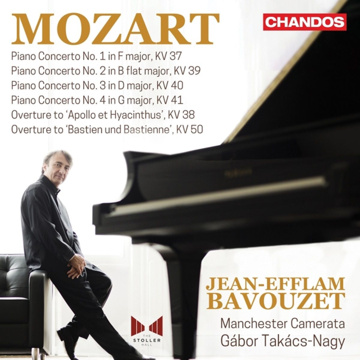 Afbeelding van Jean-Efflam Bavouzet, Manchester Camerata & Gábor Takács-Nagy - Mozart: Piano Concertos Vol. 10