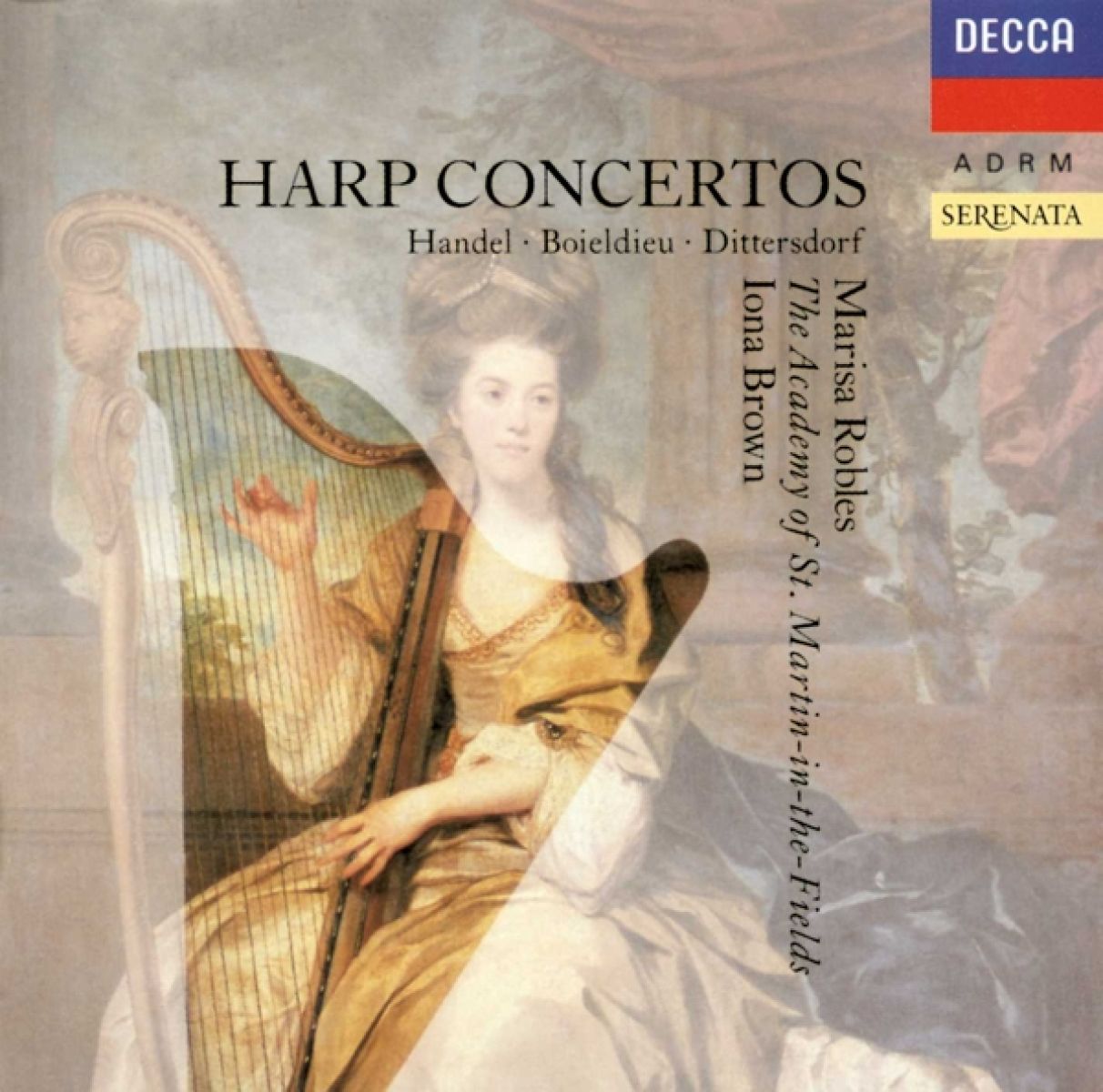 Afbeelding van Marisa Robles, Academy Of St.Martin In The Fields, Iona Brown - Harp Concertos