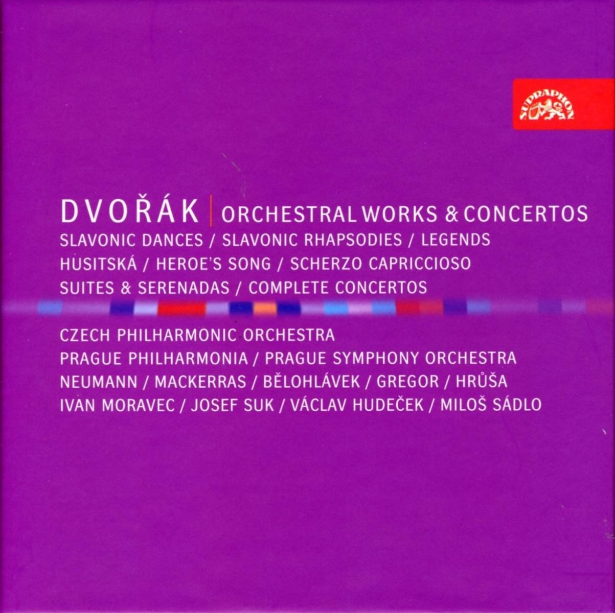 Afbeelding van The Czech Philharmonic Orchester, The Prague Philharmonia - Dvořák: Orchestral Works & Concertos