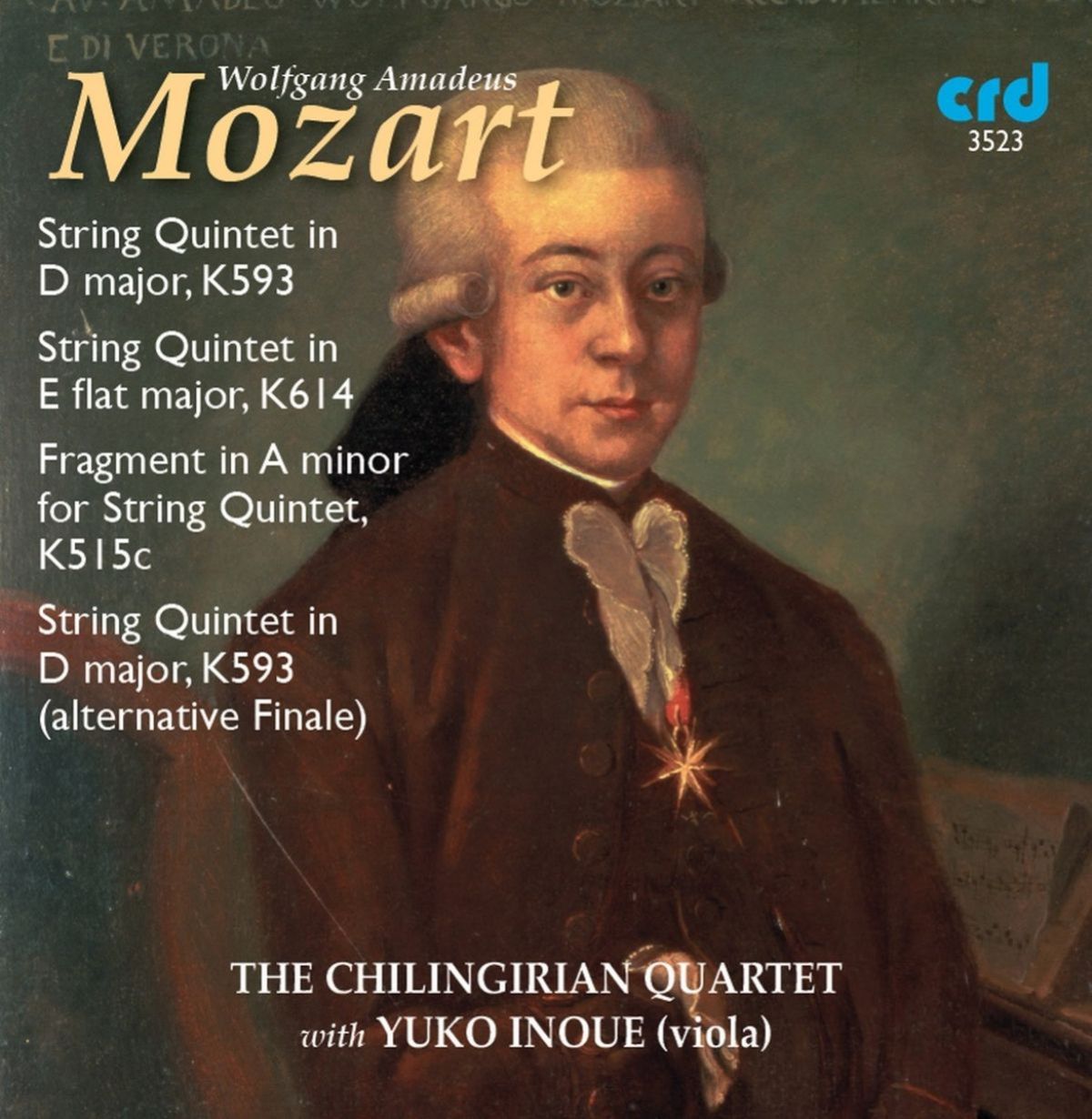 Afbeelding van Chilingirian Quartet & Yuko Inoue - Mozart String Quintets