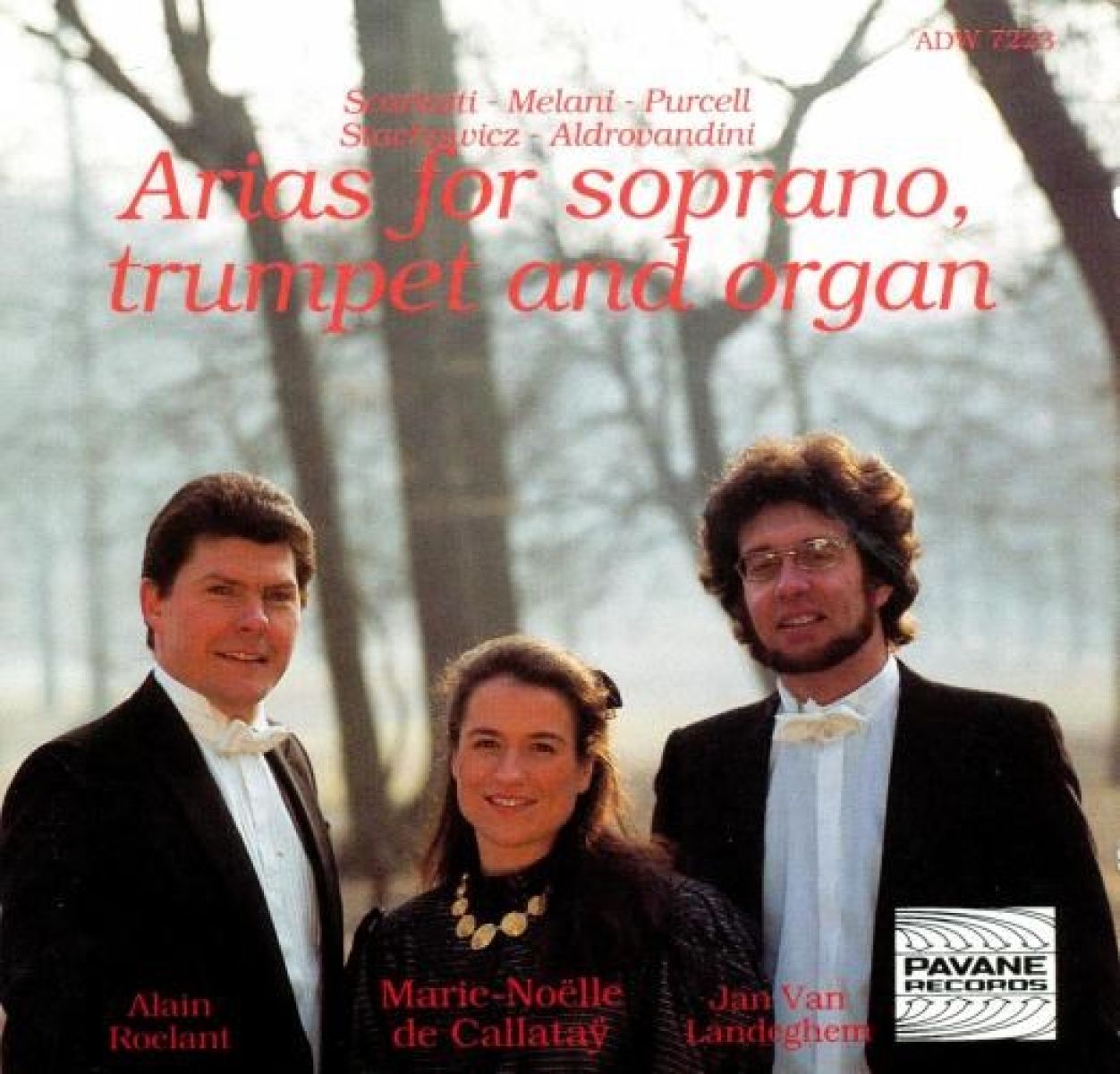 Marie-Noëlle De Callatay, Alain Roelant & Jan Van Landeghem - Arias For Soprano Trumpet & Organ