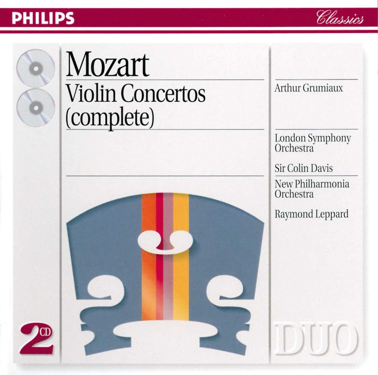 Afbeelding van Arthur Grumiaux, London Symphony Orchestra, New Philharmonia Orchestra - Mozart: Violin Concertos (Complete)