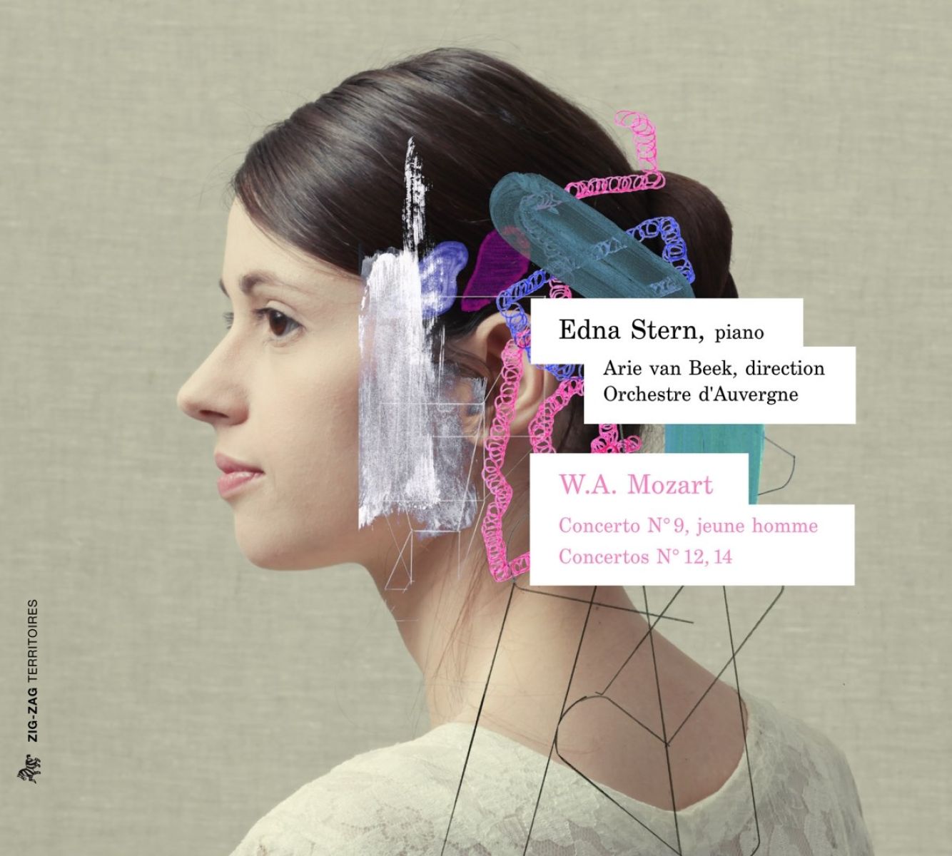 Afbeelding van Edna Stern, Orchestre D'Auvergne, Arie Van Beek - Mozart: Concerto Nº 9 « Jenune Homme » | Concertos Nº 12, 14