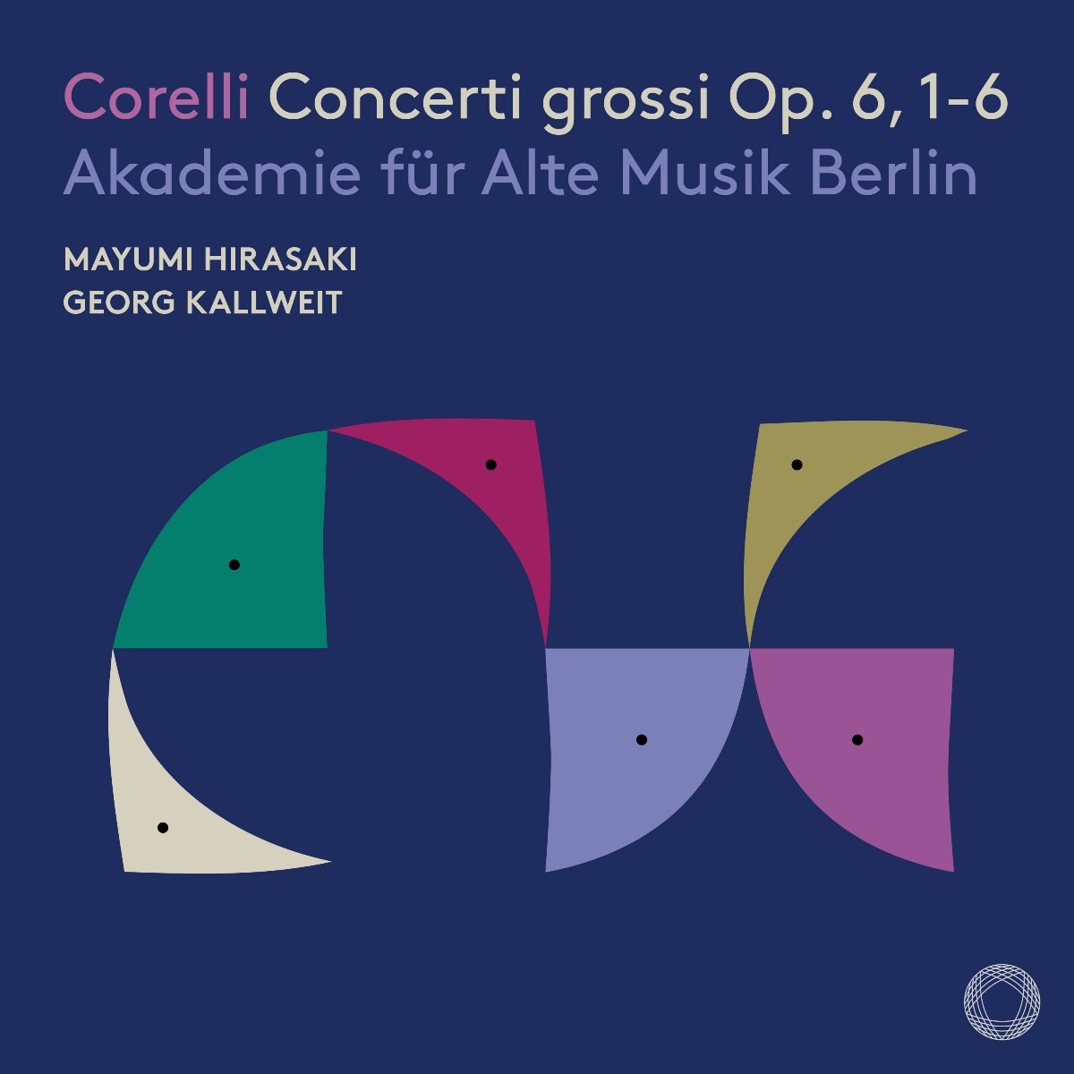 Afbeelding van Akademie Für Alte Musik Berlin, Mayumi Hirasaki, Georg Kallweit - Corelli: Concerti Grossi Op. 6, 1-6