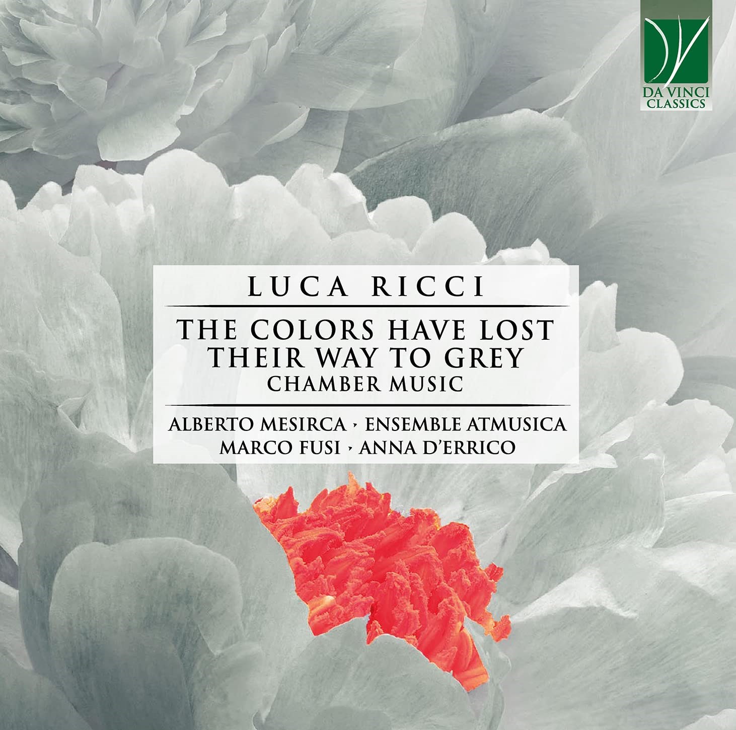 Afbeelding van Alberto Mesirca, Ensemble Atmusica, Marco Fusi, Anna D'Errico - Ricci: The Colors Have Lost Their Way To Grey