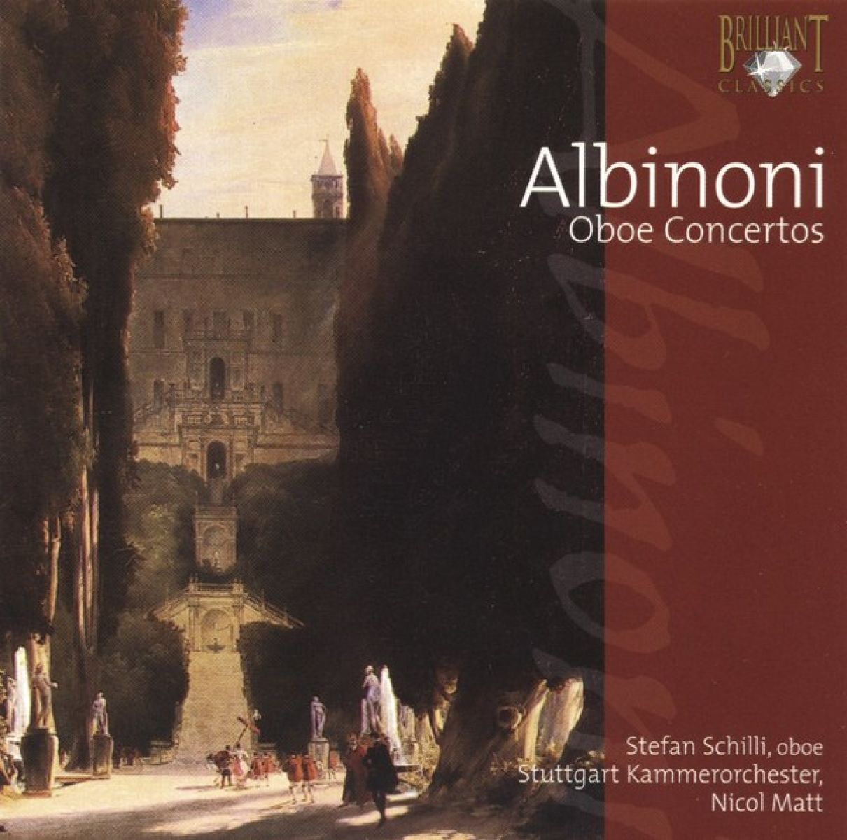 Afbeelding van Stefan Schilli, Stuttgart Kammerorchester, Nicol Matt - Albinoni: Oboe Concertos