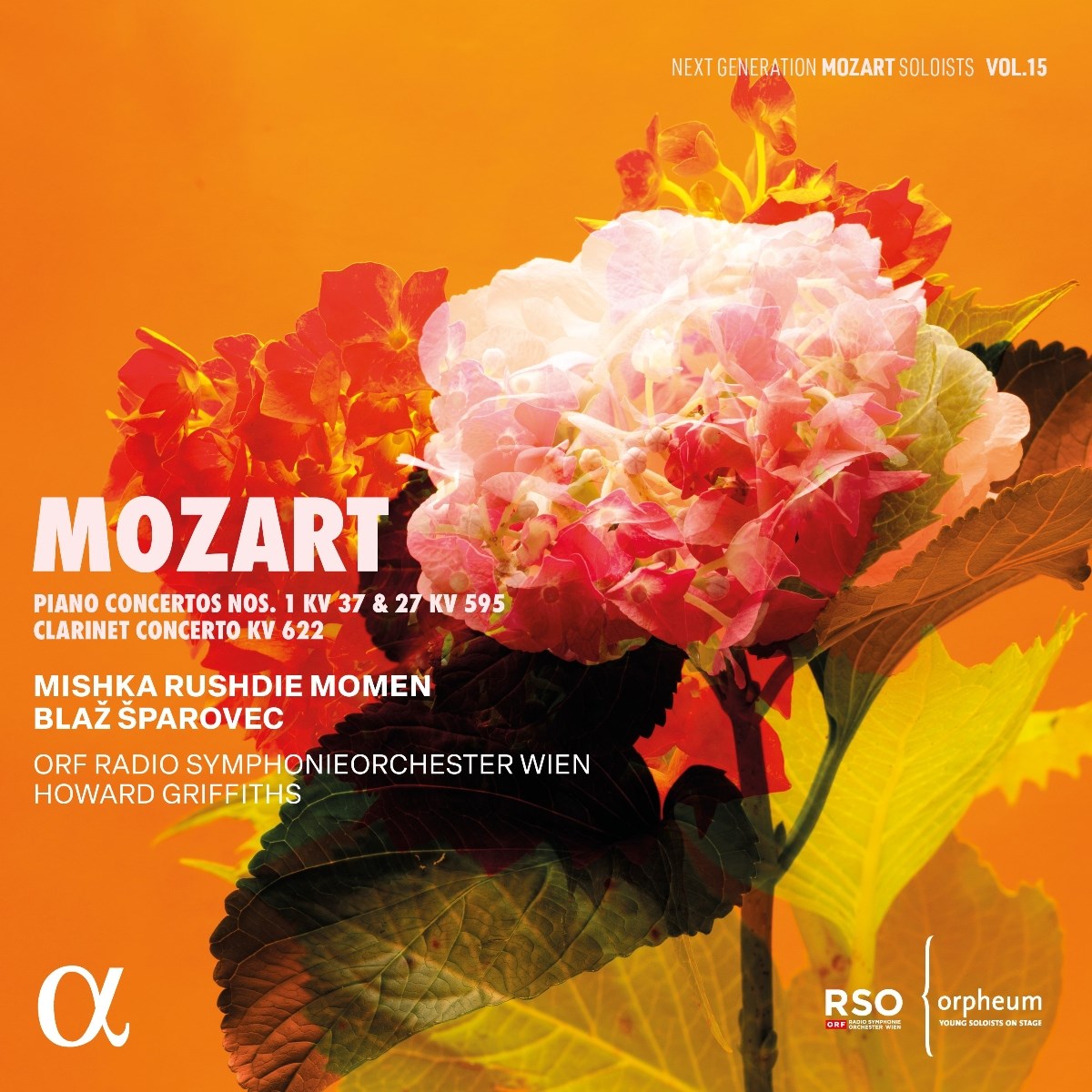 Afbeelding van Mishka Rushdie Momen, Blaz Sparovec, ORF Radio Symphonieorchester Wien, Howard Griffiths - Mozart: Piano Concertos Nos. 1 Kv 37 & 27 Kv 595, Clarinet Concerto Kv 622