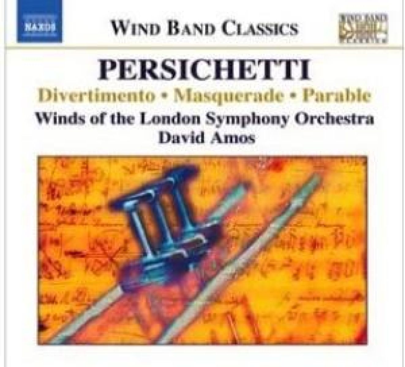 Afbeelding van London Symphony Orchestra, David Amos - Persichetti: Divertimento/Masquerade/Parable