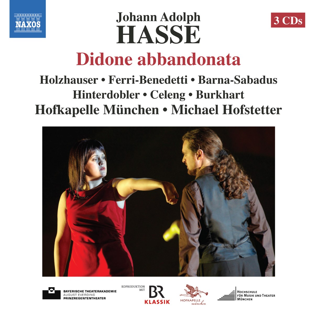 Afbeelding van Mària Celeng, Andreas Burkhart, Neue Hofkapelle München, Michael Hofstetter - Hasse: Didine Abbandonata