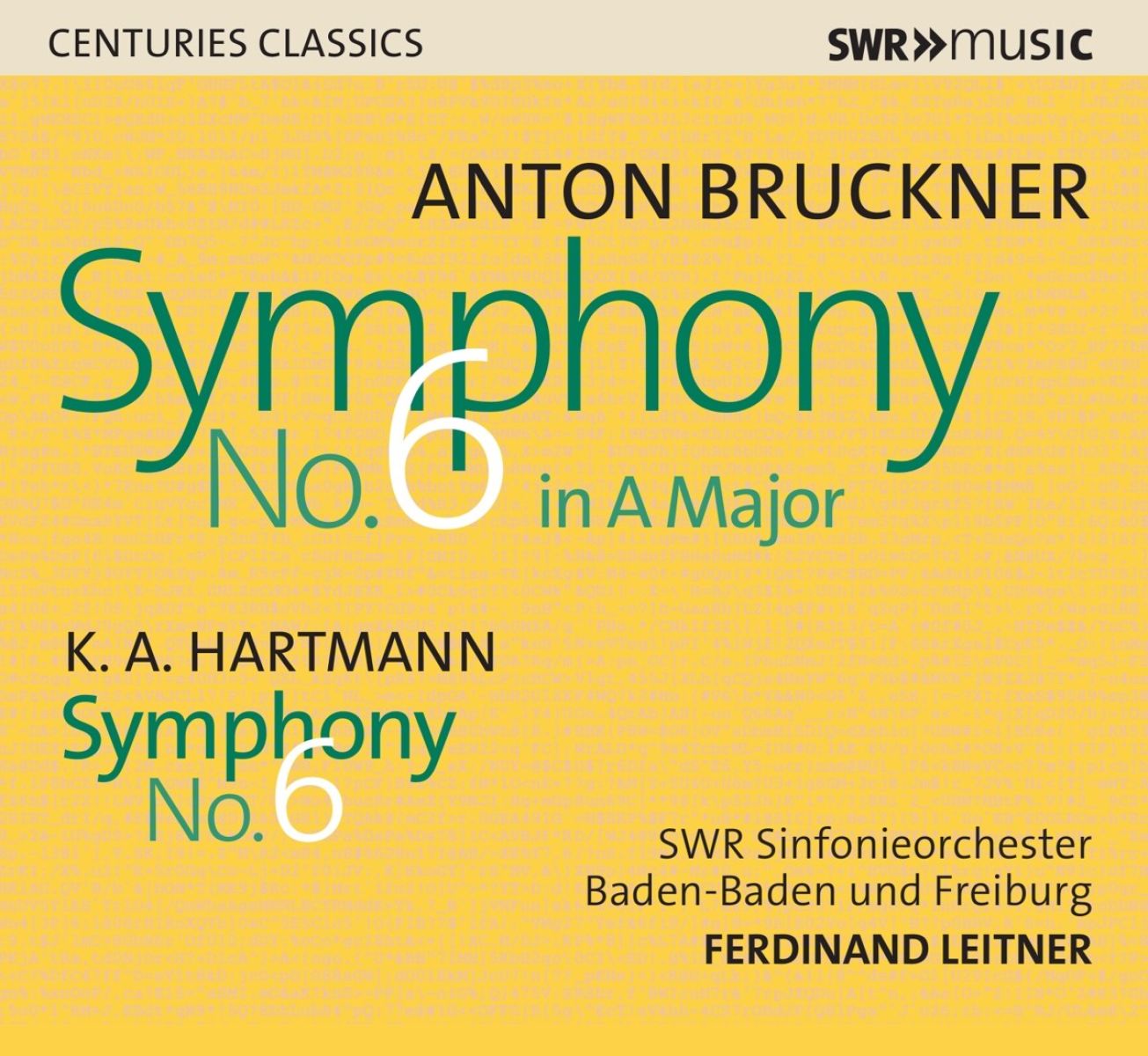 Afbeelding van SWR Sinfonieorchester Baden-Baden Und Freiburg - Bruckner: Symphony No.6