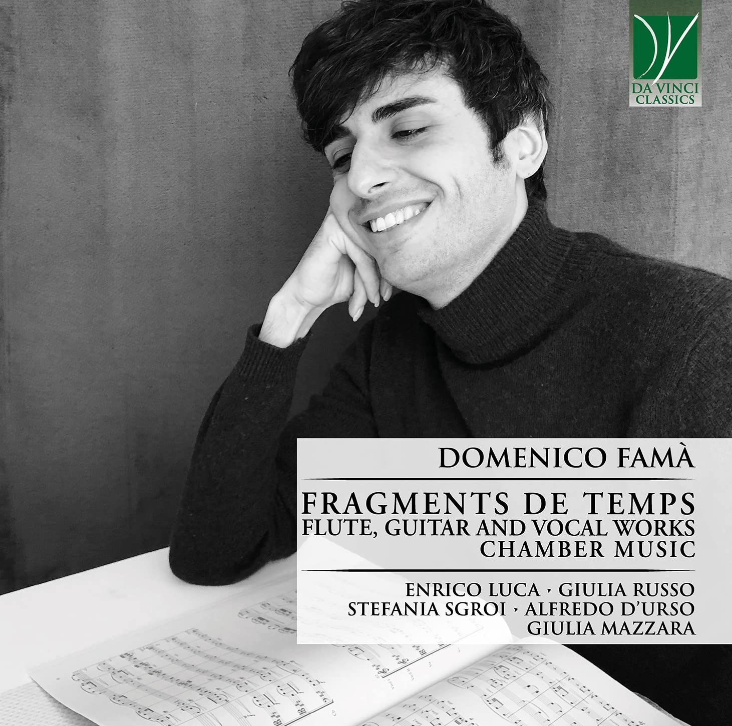 Afbeelding van Alfredo D'Urso, Enrico Luca, Giulia Mazzara, Giulia Russo - Famà: Fragments De Temps-Soprano, Flute, Guitar & Vocal Works