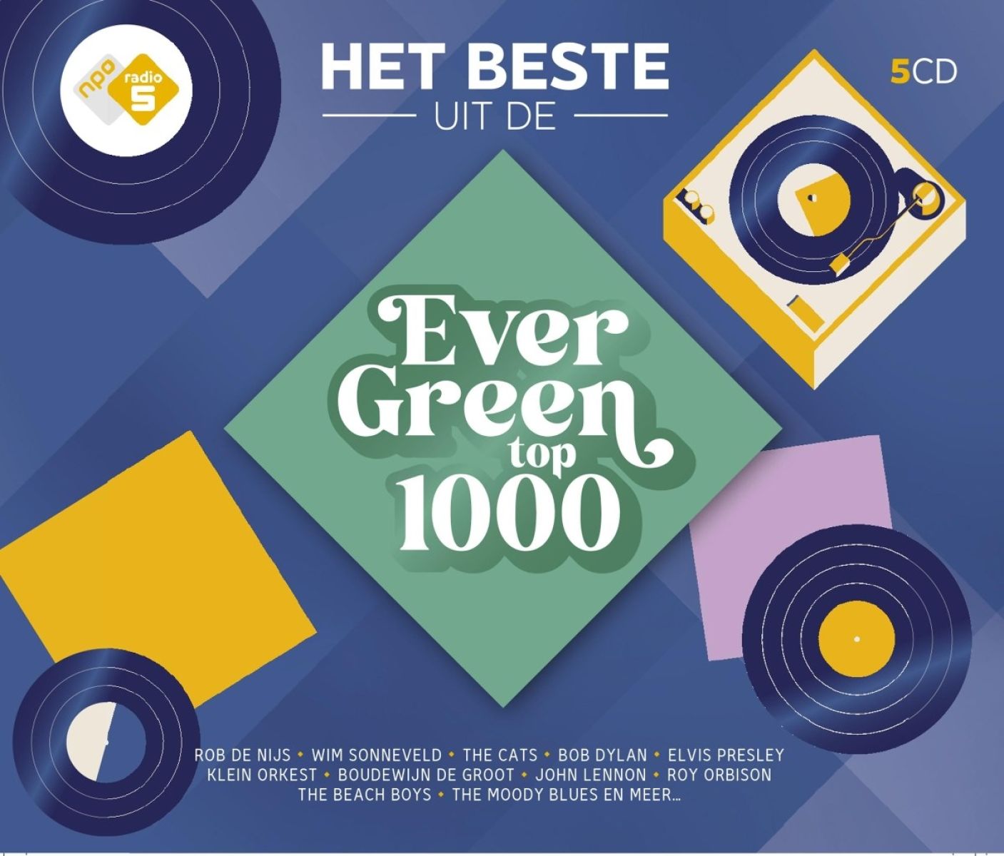 Afbeelding van Various Artists - Het Beste Uit De Evergreen Top 1000