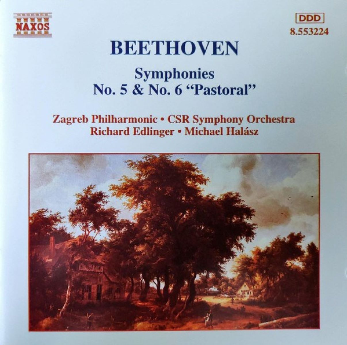 Zagreb Philharmonic, CSR Symphony Orchestra, Richard Edlinger, Michael Halász - Beethoven: Symphonies Nos. 5 & 6