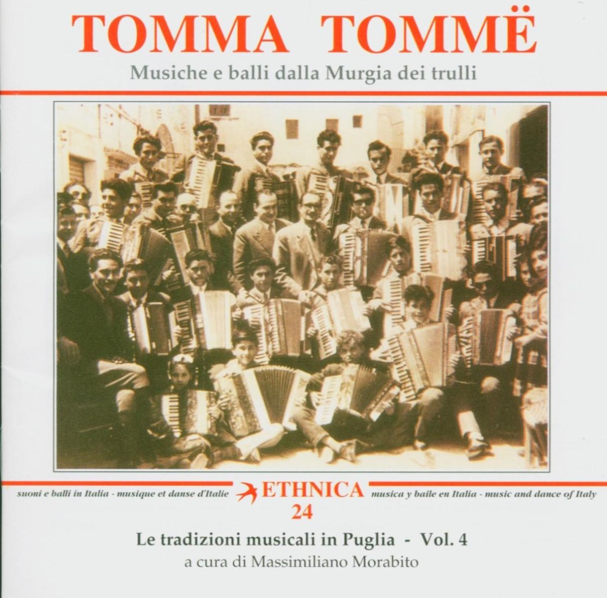 Afbeelding van Various Artists - Tomma Tomme - Musiche E Balli Dalla Murgia Dei Trulli