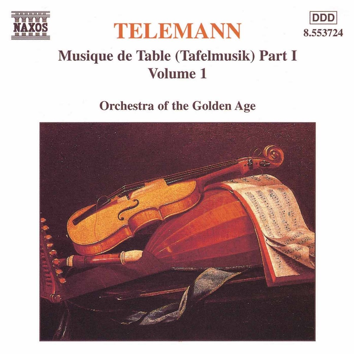 Afbeelding van Orchestra Of The Golden Age - Telemann: Tafelmusik Volume 1