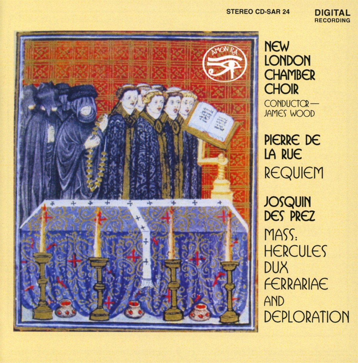 Afbeelding van New London Chamber Choir, James Wood - Requiem | Mass - Hercules Dux Ferrariae And Deploration