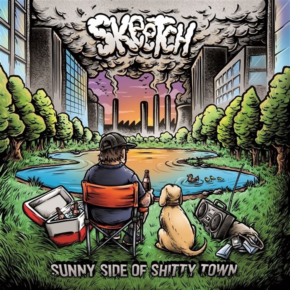 Afbeelding van Skeetch - Sunny Side Of A Shitty Town