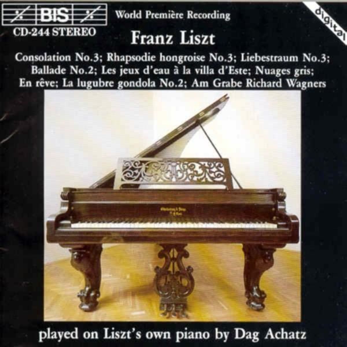 Afbeelding van Dag Achatz - Liszt: Consolation No. 3 | Rhapsodie Hongroise