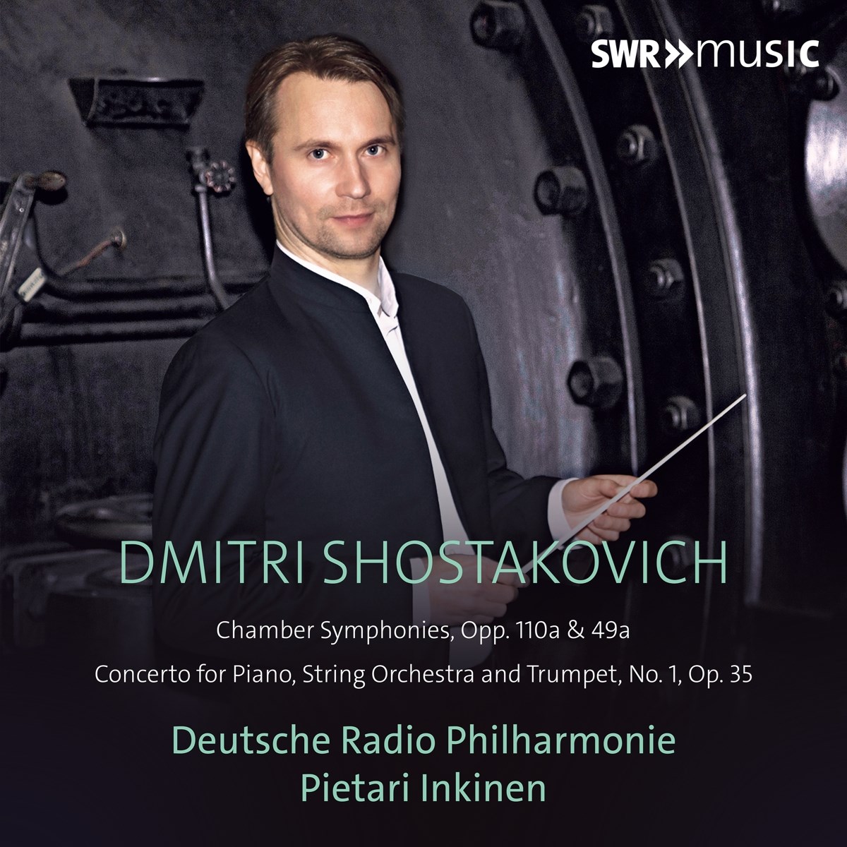 Afbeelding van Deutsche Radio Philharmonie Saarbrücken Kaiserslautern, Pietari Inkinen - Shostakovich: Chamber Symphonies, Opp. 110a & 49a | Concerto For Piano, String Orchestra And Trumpet, No. 1, Op. 35