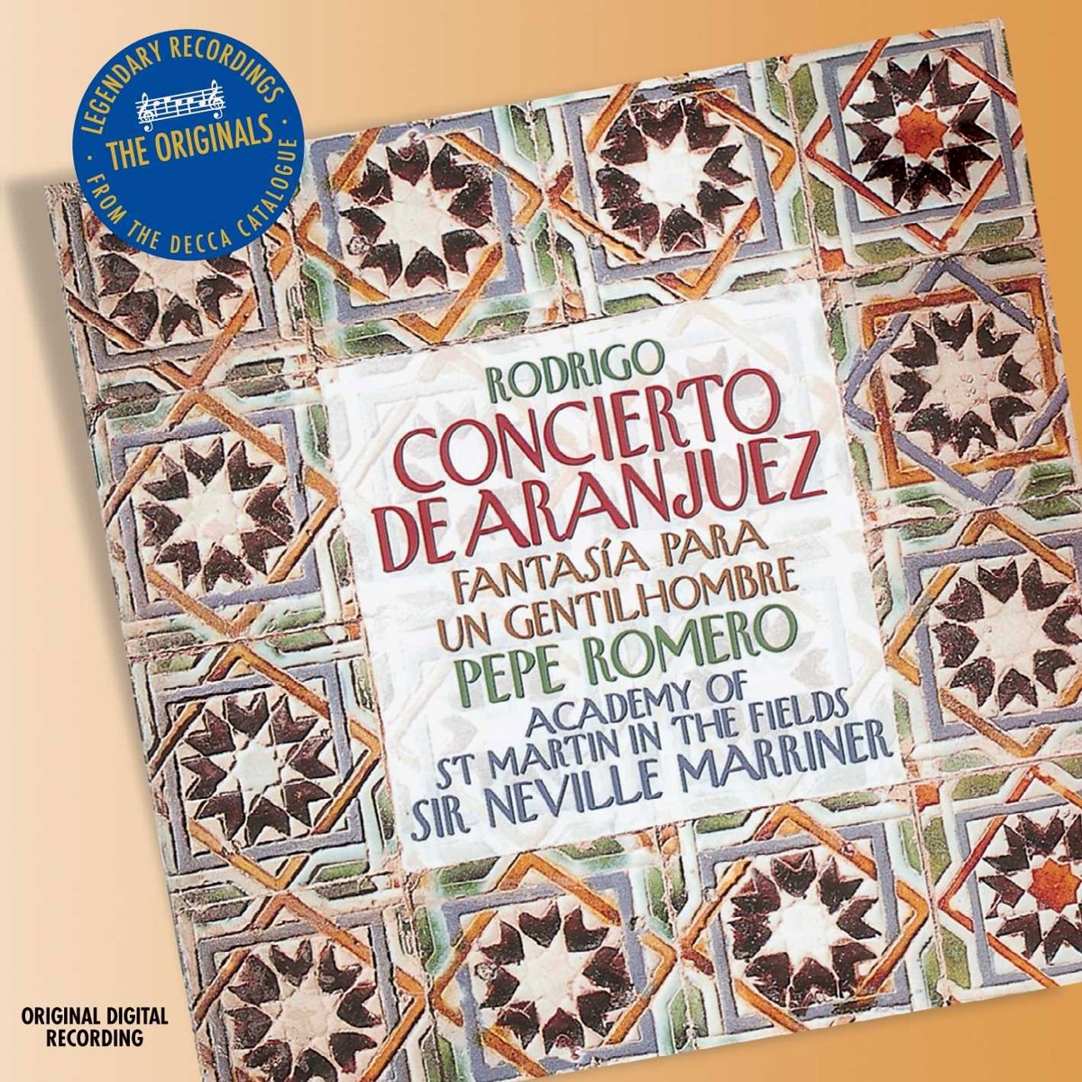 Afbeelding van Pepe Romero, Academy Of St. Martin In The Fields - Rodrigo: Concierto De Aranjuez | Fantasia Para Un Gentilhombre