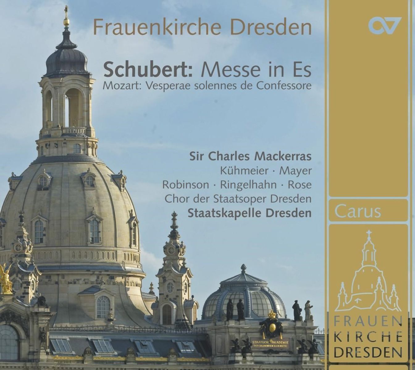 Afbeelding van Staatskapelle Dresden, Sir Charles Mackerras - Schubert: Mass In E Flat Major D950 | Mozart: Vesperae