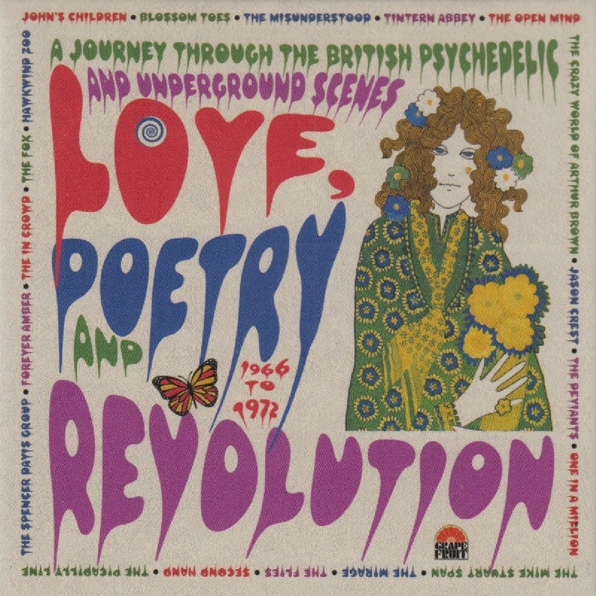 Afbeelding van Various Artists - Love, Poetry And Revolution (A Journey Through The British Psychedelic And Underground Scenes 1966-72)