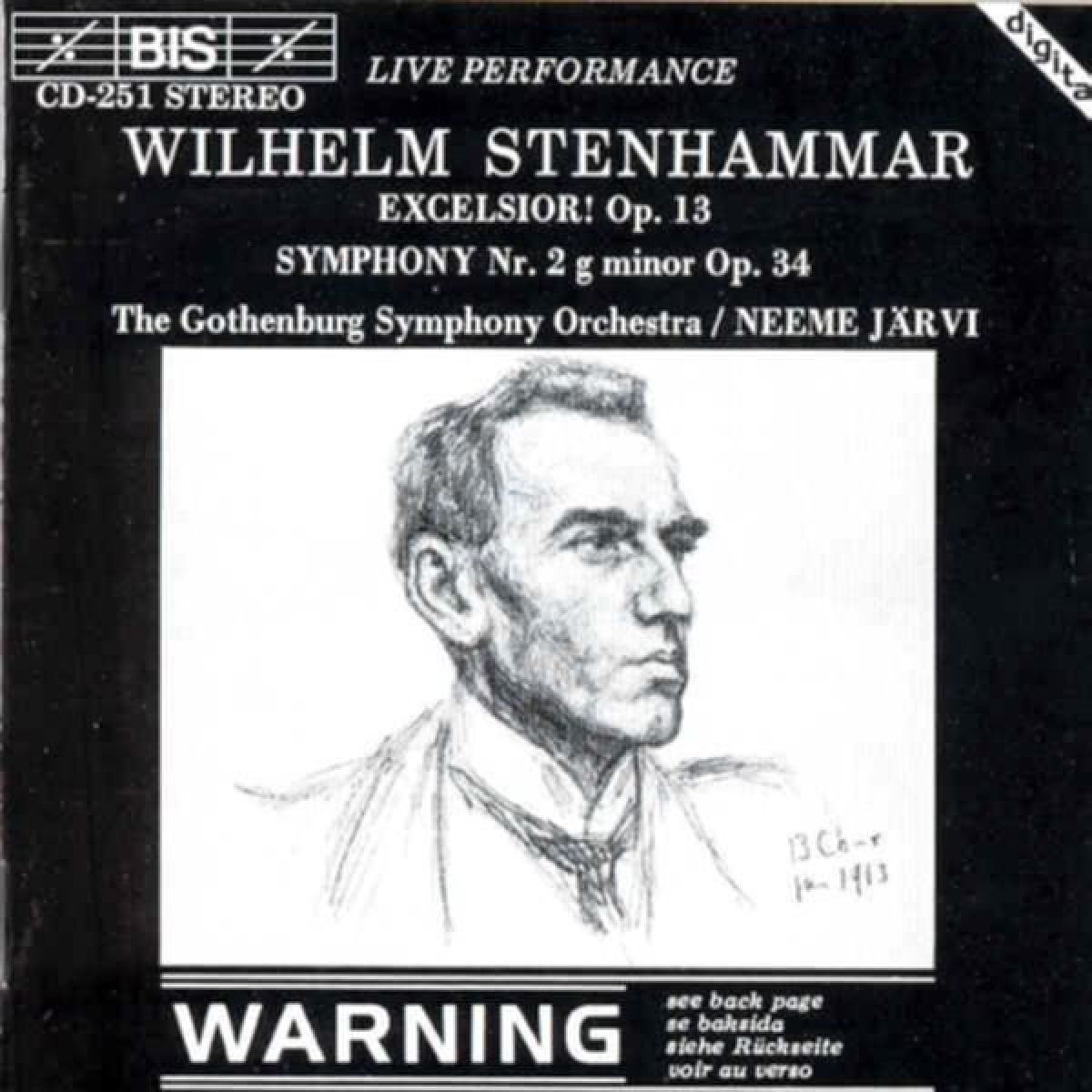 Gothenburg Symphony Orchestra, Neeme Järvi - Stenhammar: Excelsior! Overture, Op. 13