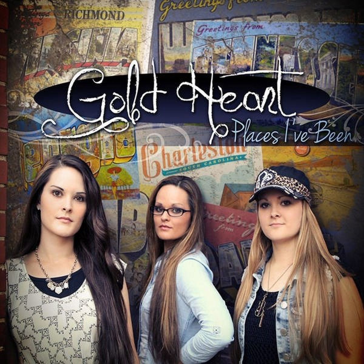 Afbeelding van Gold Heart - Places I've Been