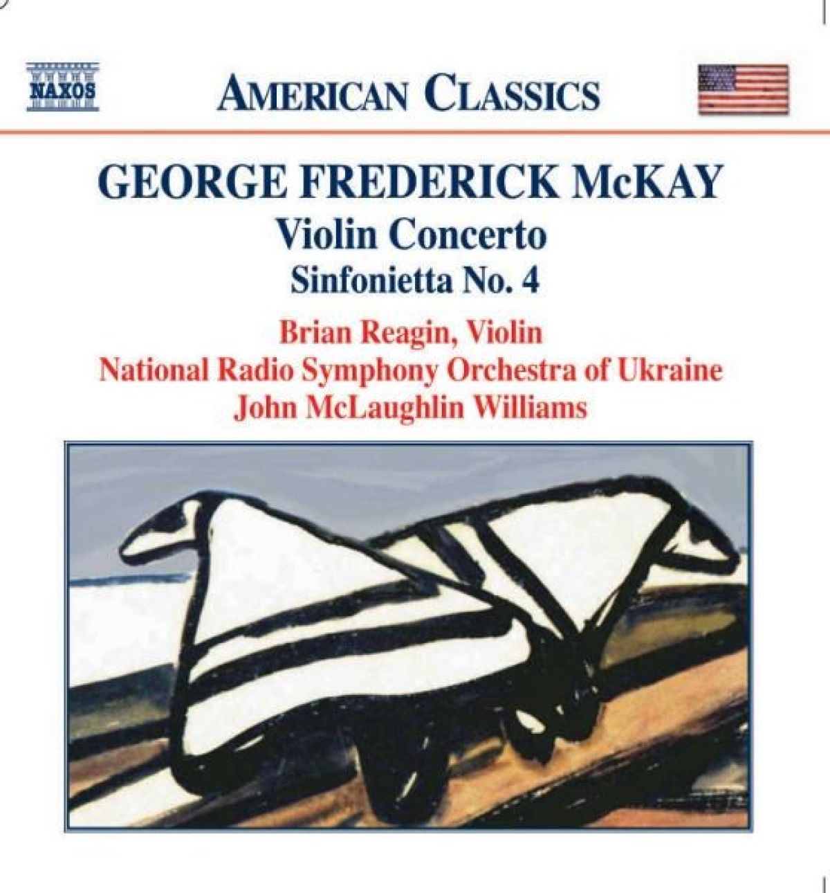 Afbeelding van Brian Reagin, Ukraine National Radio Symphony Orchestra Of Ukraine - McKay: Violin Concerto | Sinfonietta No.4
