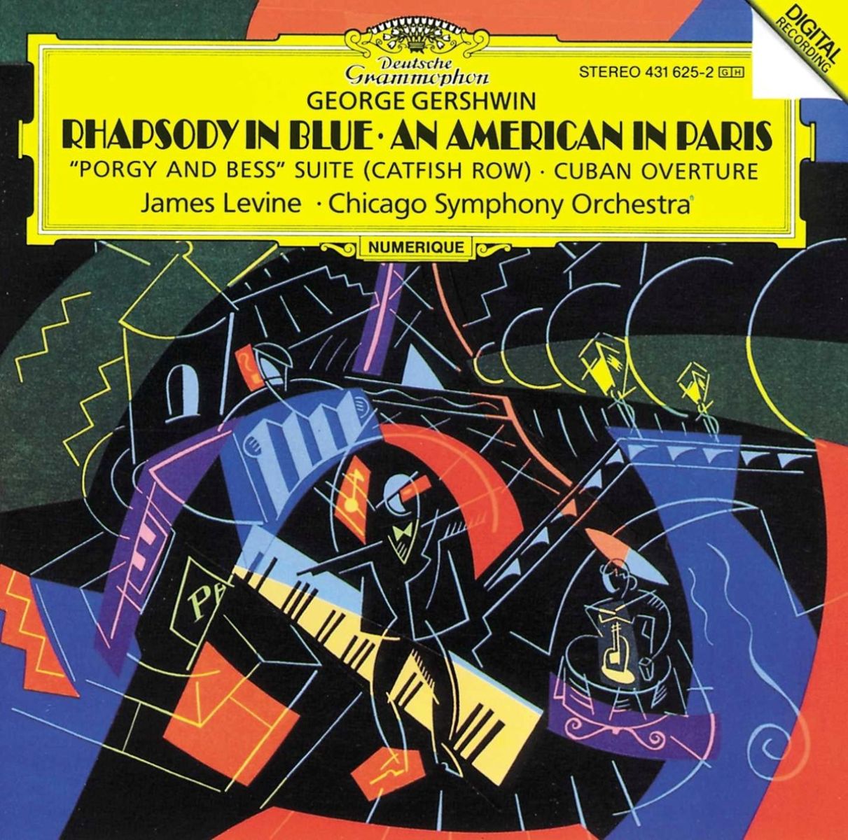 Afbeelding van Chicago Symphony Orchestra, James Levine - Gershwin: Rhapsody In Blue | An American In Paris