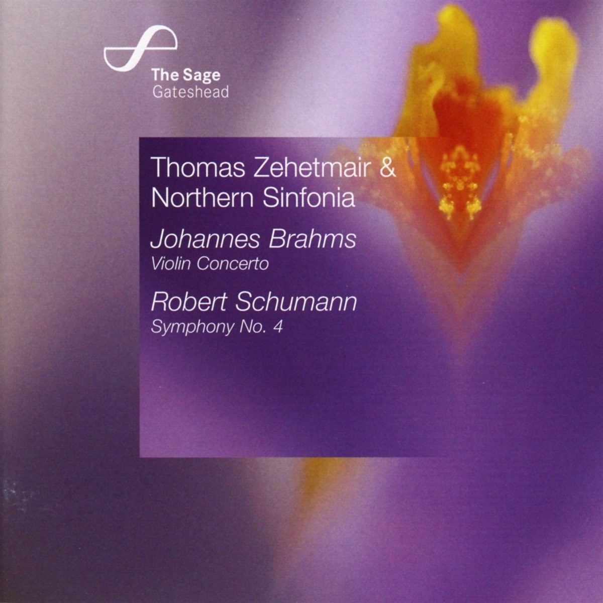 Afbeelding van Thomas Zehetmair & Northern Sinfonia - Brahms: Violin Concerto | Schumann: Symphony No.4