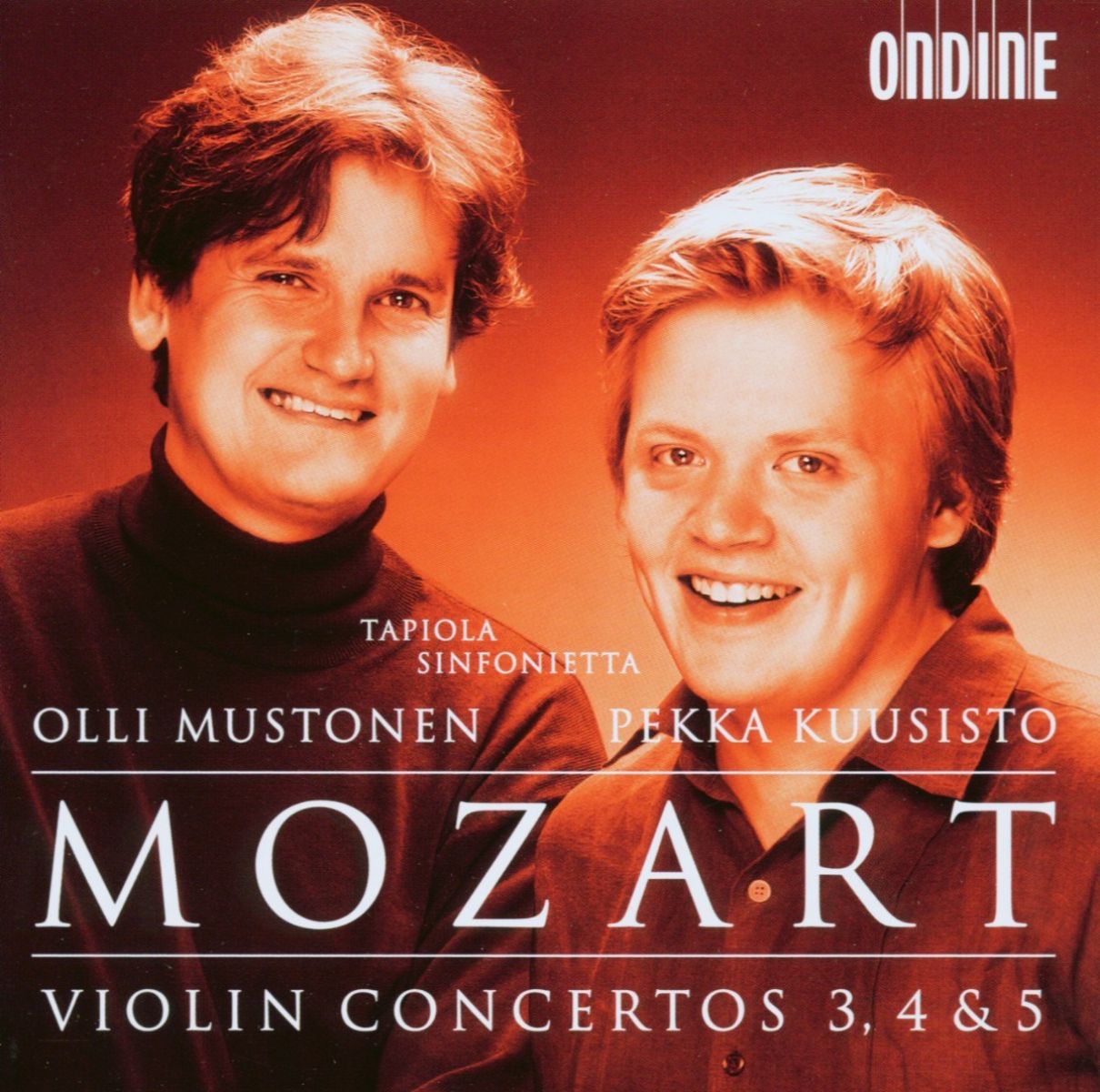 Afbeelding van Olli Mustonen, Pekka Kuusisto, Tapiola Sinfonietta - Mozart: Violin Concertos 3, 4 & 5