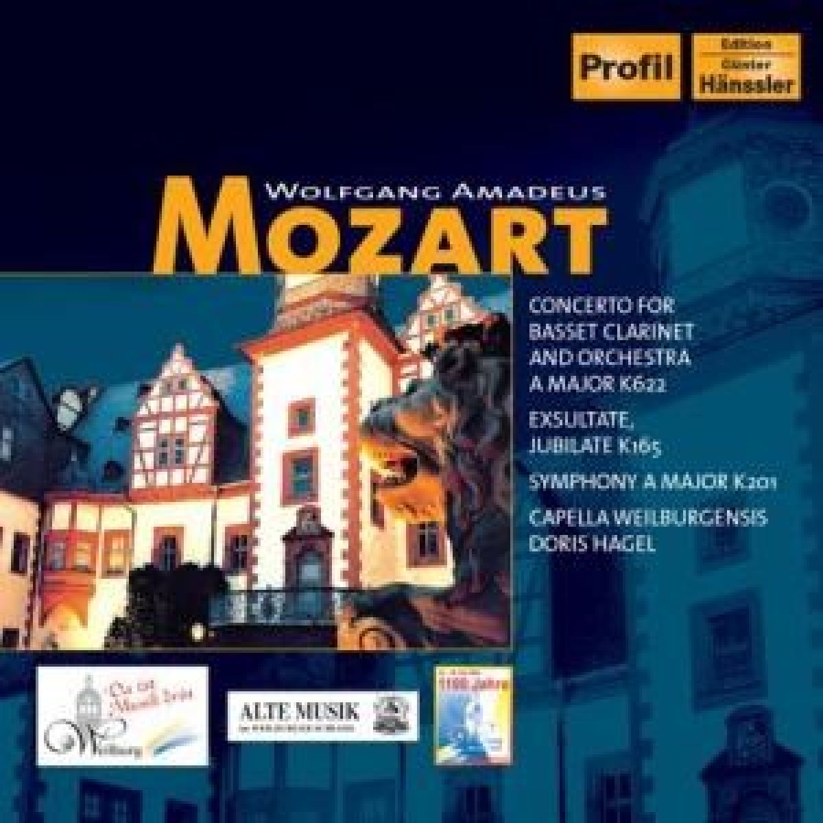 Afbeelding van Gili Rinot, Doris Hagel, Capella Weilburgensis - Mozart: Concerto For Basset Clarinet & Orchestra