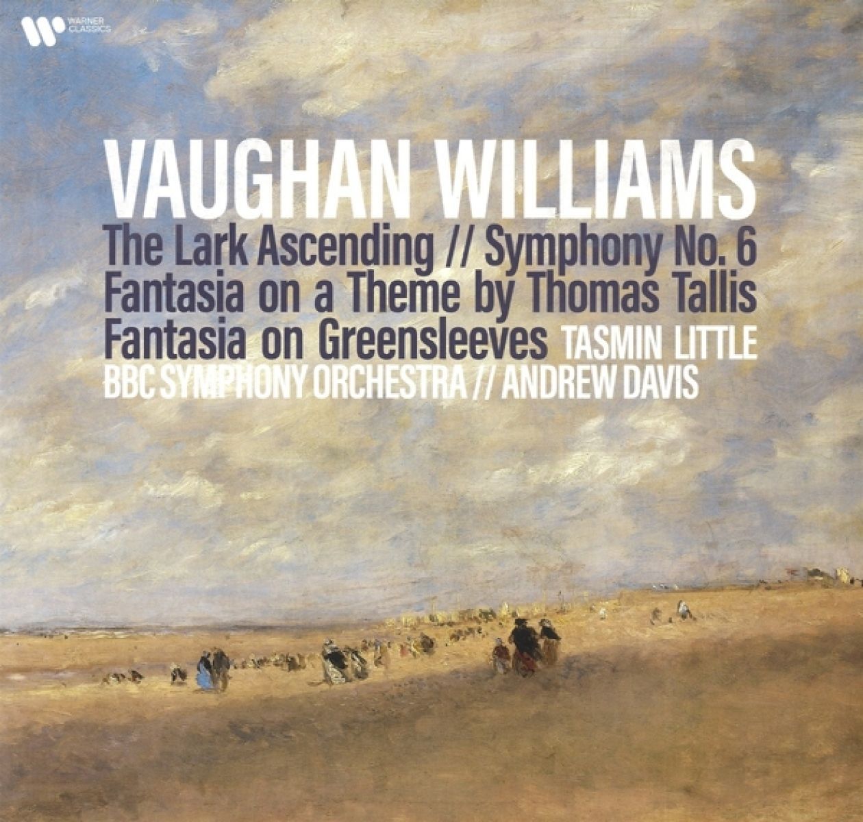 Afbeelding van Tasmin Little, Andrew Davis, BBC Symphony Orchestra - Vaughan Williams: The Lark Ascending, Symphony No. 6 & Fantasia on a Theme by Thomas Tallis
