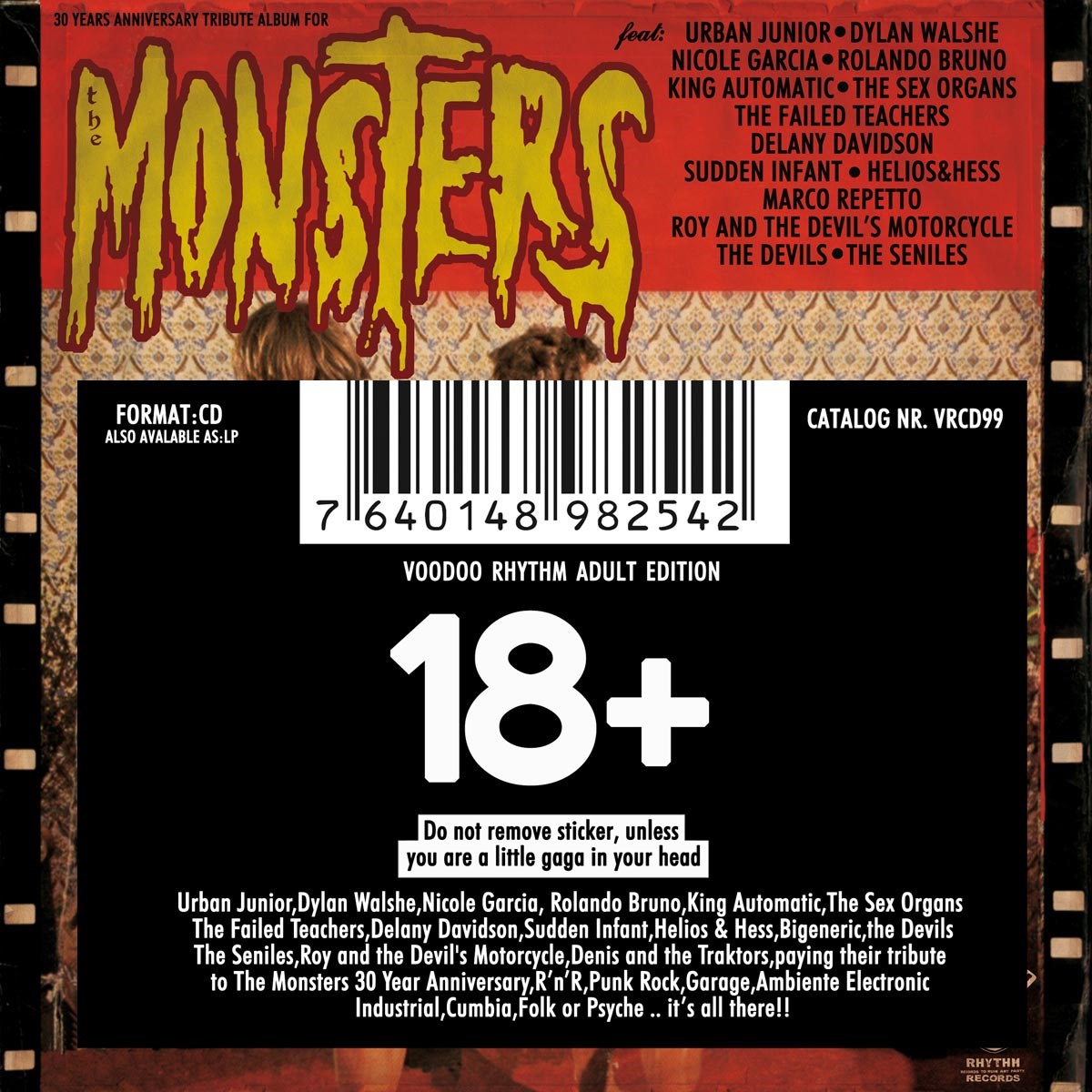 Afbeelding van Various Artists - Tribute Album For The Monsters: Burn In Hell