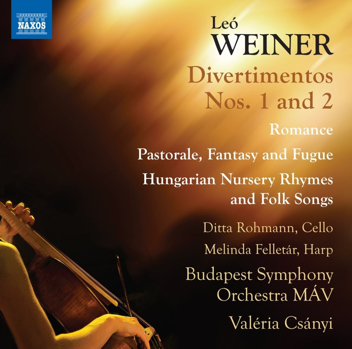 Ditta Rohmann, Felletár Melinda, Budapest Symphony Orchestra, Csányi Valéria - Weiner: Divertimentos Nos. 1 And 2