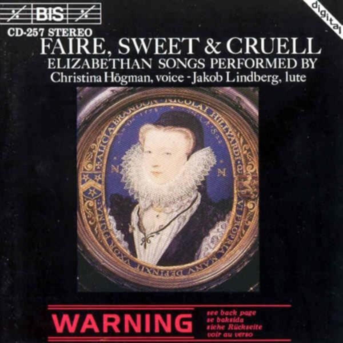 Christina Högman & Jakob Lindberg - Faire, Sweet & Cruell, 15 Elizabethan Songs