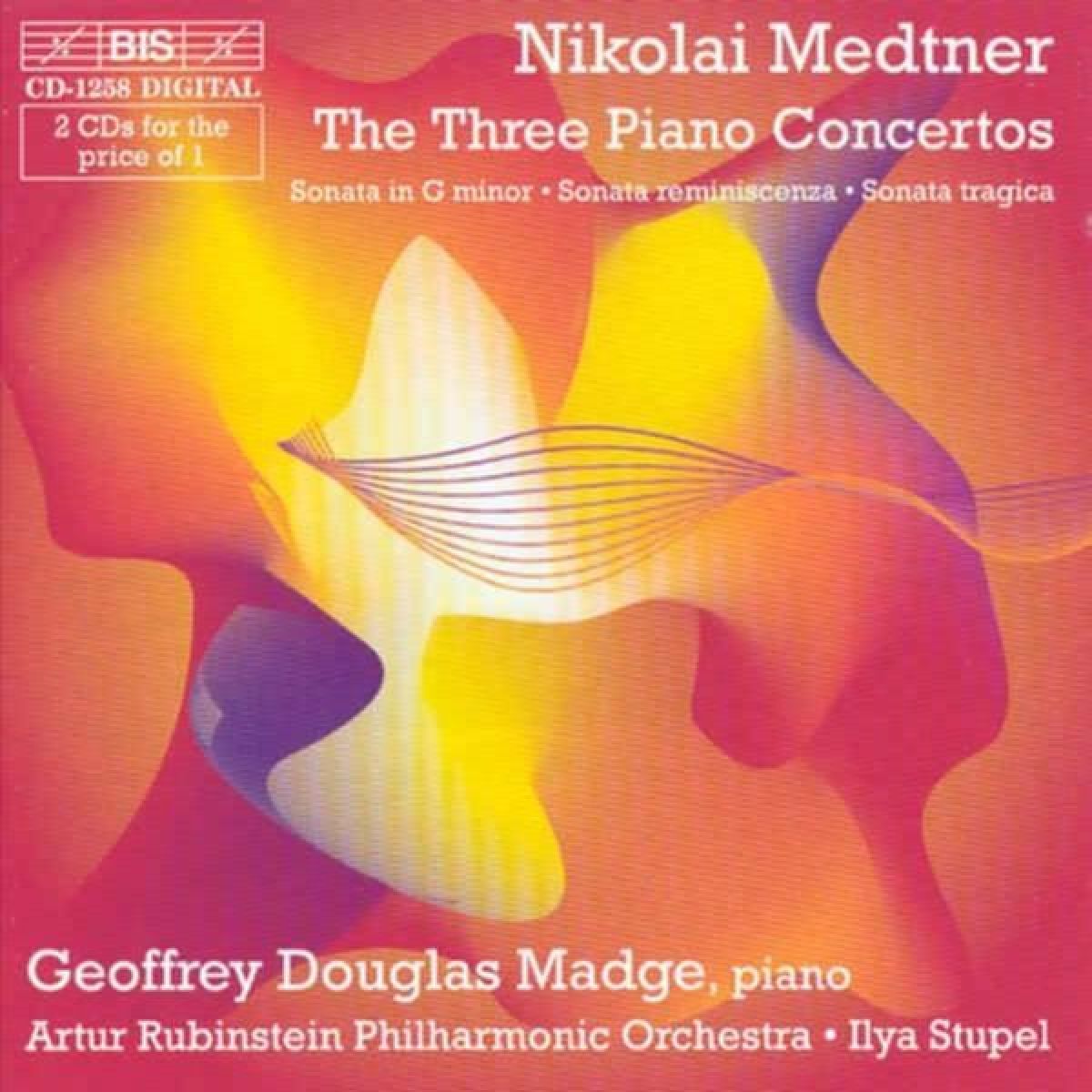 Geoffrey Douglas Madge, Artur Rubinstein Philharmonic Orchestra - Medtner: The Three Piano Concertos