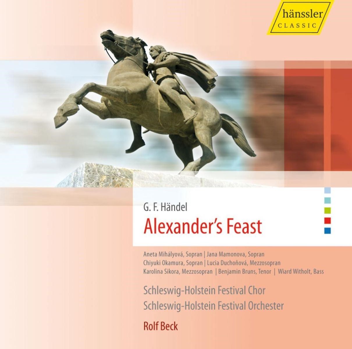 Afbeelding van Schleswig-Holstein Festival Chor Und Orchester, Rolf Beck - Händel: Alexander's Feast